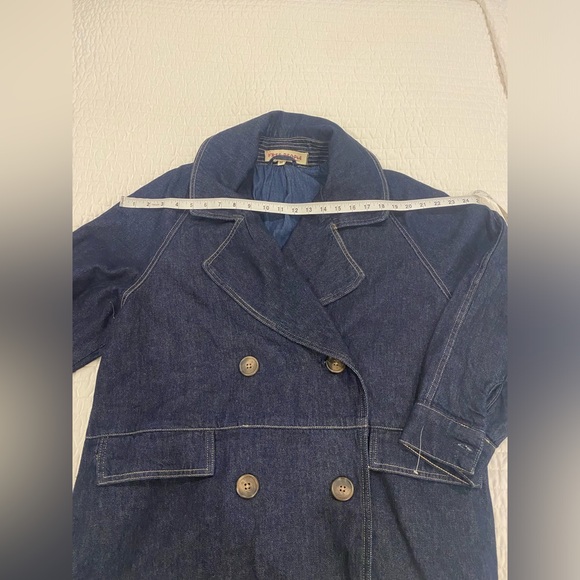 NWOT Free people denim car coat - Picture 7 of 10